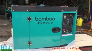 máy phát điện chạy dầu bamboo 7kva