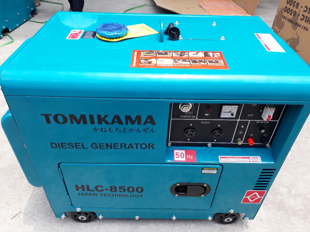 Máy phát điện chống ồn Tomikama 8500