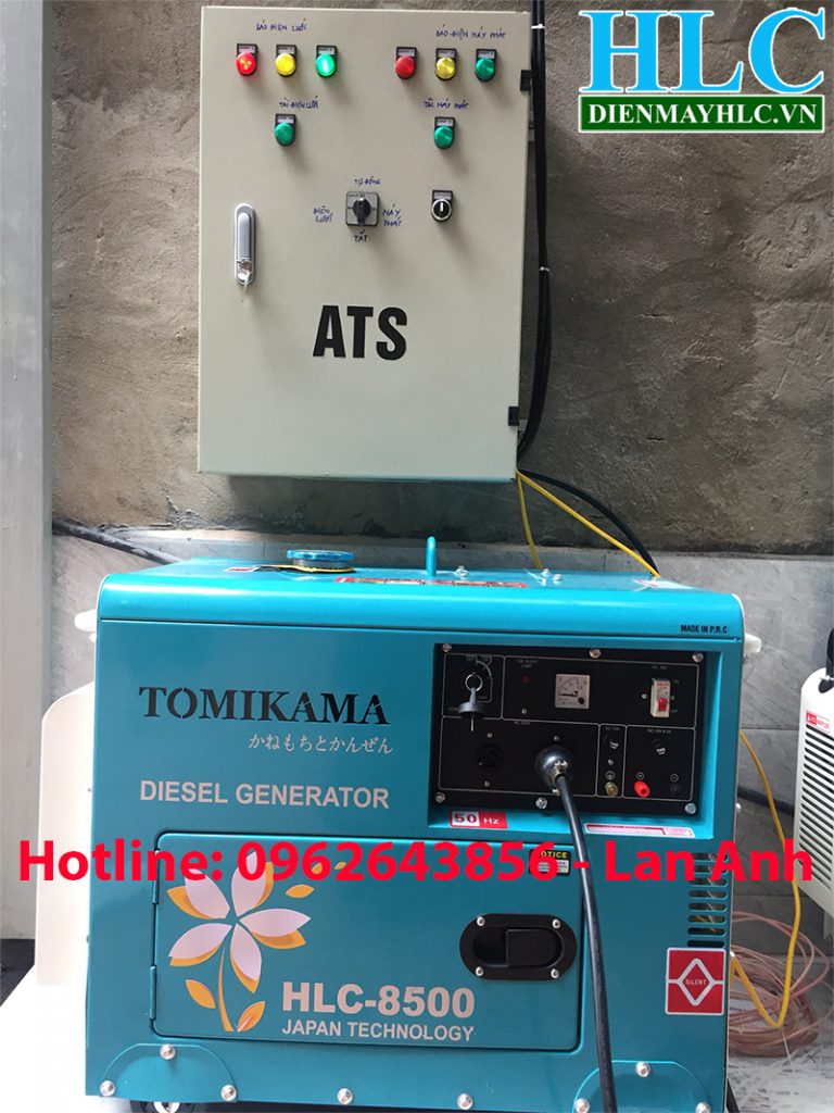 Máy phát điện chạy dầu Tomikama 6500 và 8500 ưu đãi lớn trong mùa hè