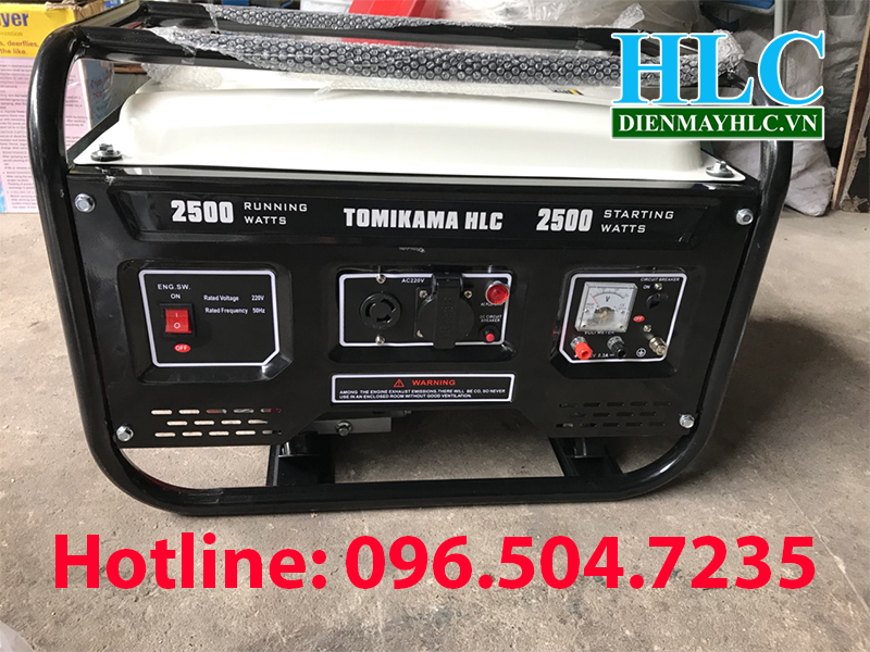 Tomikama HLC 2500 máy phát điện chạy xăng Nhật bản - 1