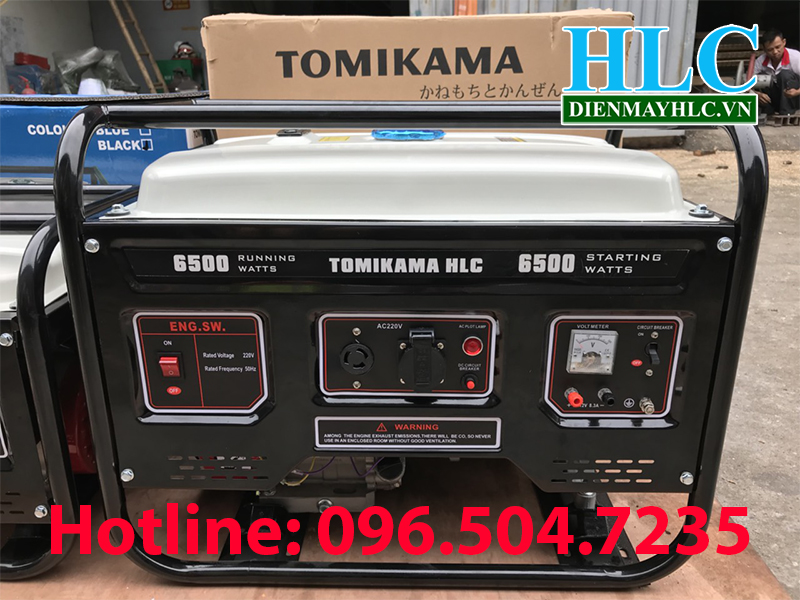 Máy phát điện chạy xăng 5kw chính hãng Tomikama - 4