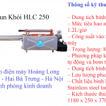 Giới thiệu và hướng dẫn sử dụng máy phun khói diệt côn trùng HLC 250