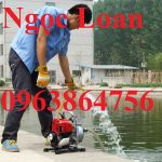 máy bơm nước honda tưới ruộng màu tại Hải Dương