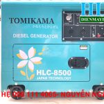 Giới thiệu máy phát điện Tomikama HLC-8500 chạy dầu công suất 7.5kw