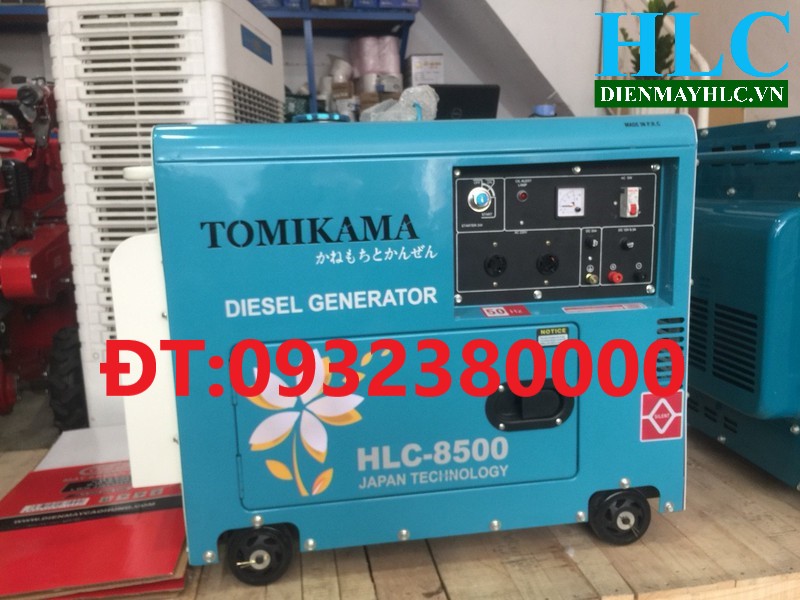 Máy phát điện chạy dầu Tomikama 8500