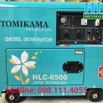 Giới thiệu máy phát điện chạy dầu Tomikama HLC-6500 công suất đủ