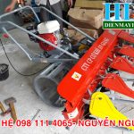 Máy gặt lúa xếp dãy An Giang