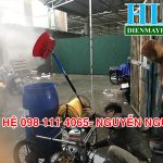 Tự chế máy phun xịt thuốc trừ sâu có xe đẩy tiện lợi hiệu quả cao