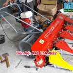 Máy gặt lúa xếp dãy An Giang tại Hà Nội lắp động cơ xăng