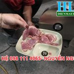 Máy thái đa năng: cắt thái thịt đông lạnh, giò heo, thịt nguội, bì sợi, giò chả